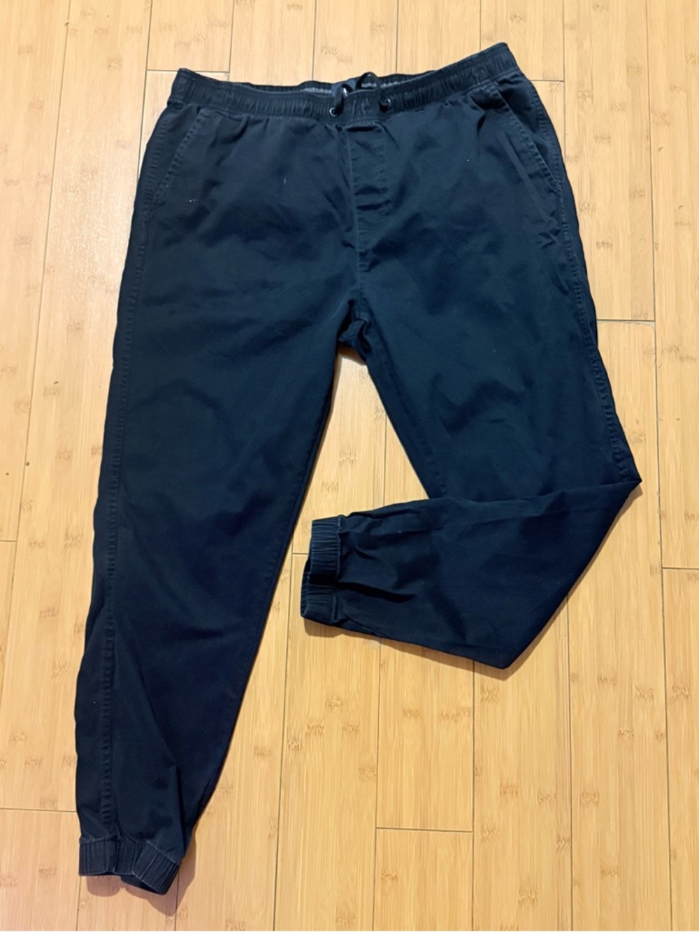 GAP Men's Navy Blue Chino Joggers